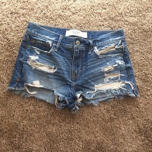 Abercrombie & Fitch Distressed Shorts